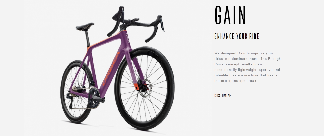 Orbea Personalized Bikes