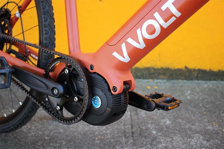 low-maintenance belt-drive ebike drivetrain