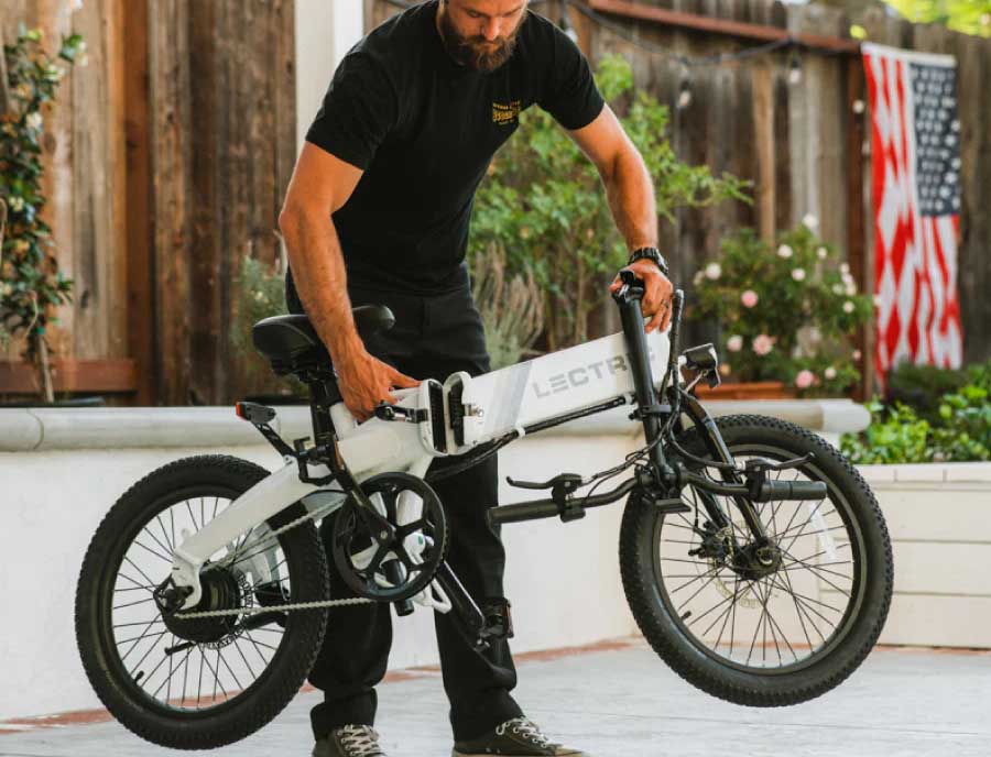 foldable lectric xp lite ebike