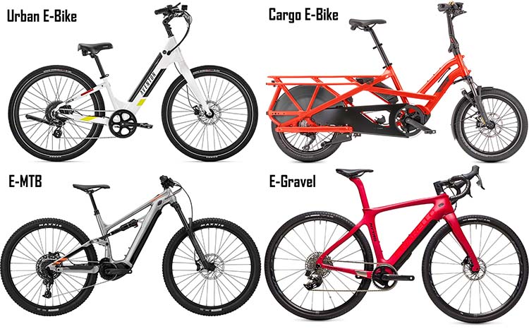 different types of ebikes