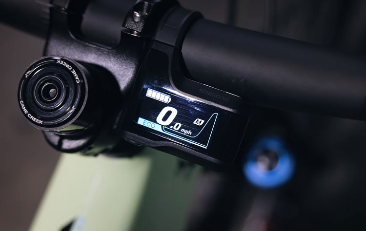 lcd display on an emtb