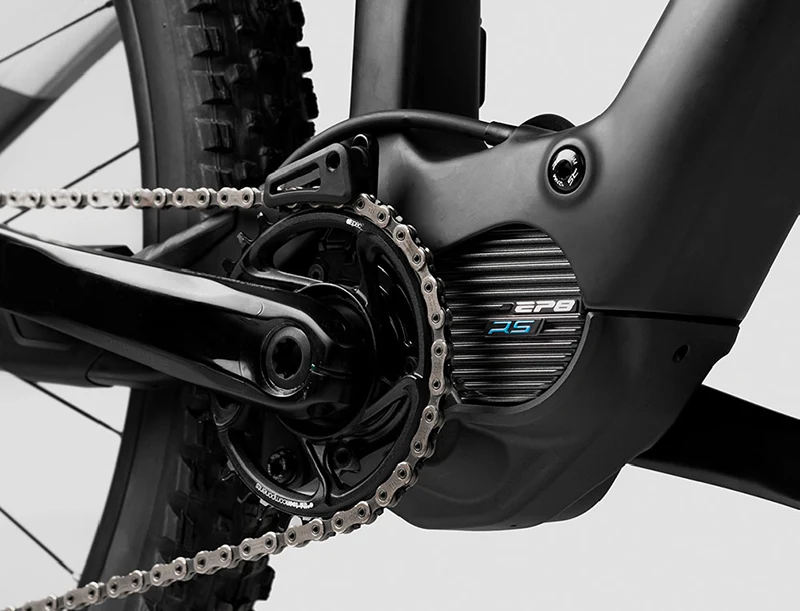 Shimano EP8 motor on orbea rise electric bike