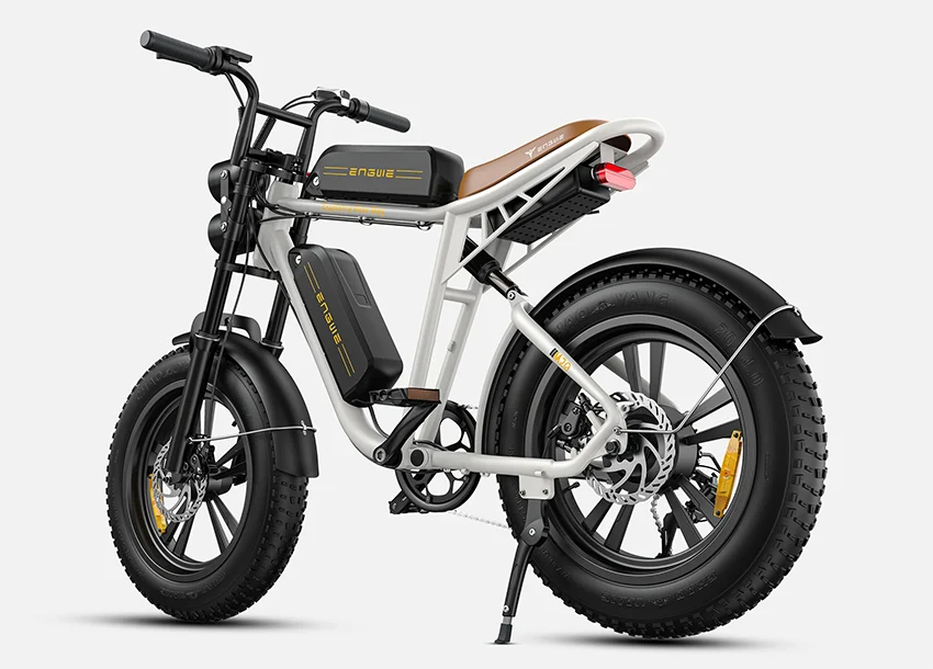 engwe m20 ebike in white color