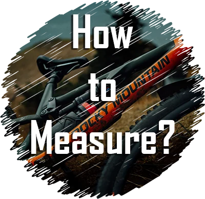 full-suspension mountain bike measuring