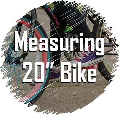 measuring 20 inch bike size