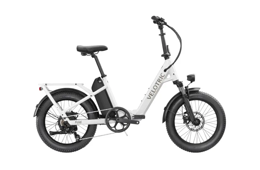 white velotric fold 1 electric folding bike